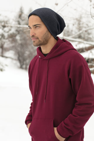 Port Authority Rib Knit Slouch Beanie - C935