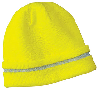 CornerStone Enhanced Visibility Beanie with Reflective Stripe - CS800