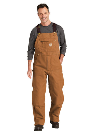 Carhartt Tall Firm Duck Insulated Bib Overalls - CTT104393