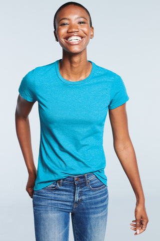 District Women's Perfect Blend CVC Tee - DM108L