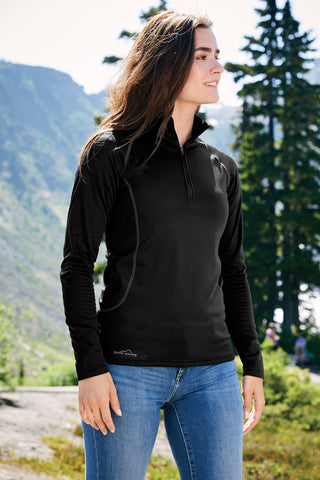 Eddie Bauer Ladies Smooth Fleece 1/2-Zip - EB237