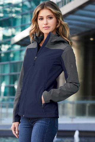 Port Authority Ladies Hooded Core Soft Shell Jacket - L335