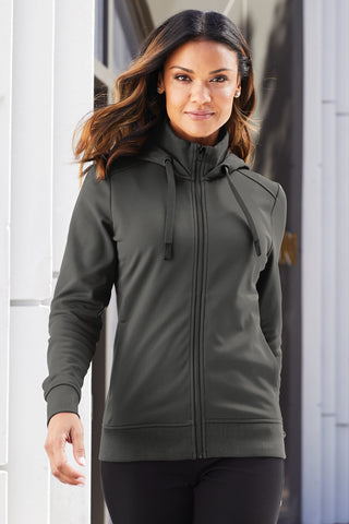 Port Authority Ladies Smooth Fleece Hooded Jacket - L814