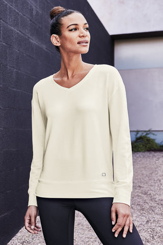 OGIO Ladies Luuma Flex Long Sleeve V-Neck - LOG825