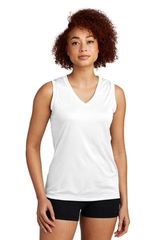 Sport-Tek Ladies Sleeveless PosiCharge Competitor V-Neck Tee - LST352