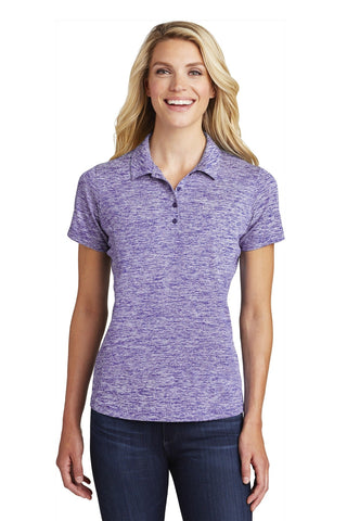 Sport-Tek Ladies PosiCharge Electric Heather Polo - LST590