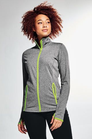 Sport-Tek Ladies Sport-Wick Stretch Contrast Full-Zip Jacket - LST853