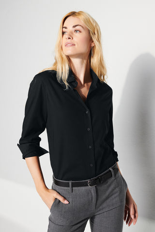 Mercer+Mettle Women's Long Sleeve Stretch Woven Shirt - MM2001