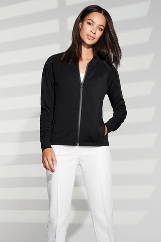 Mercer+Mettle Women's Double-Knit Bomber - MM3001