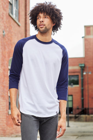 New Era Heritage Blend 3/4-Sleeve Baseball Raglan Tee - NEA104