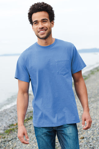 Port & Company Beach Wash Garment-Dyed Pocket Tee - PC099P