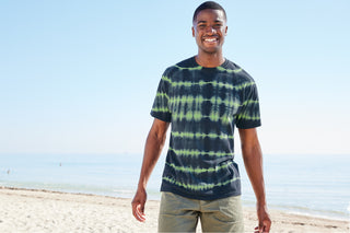 Port & Company Allover Stripe Tie-Dye Tee - PC142