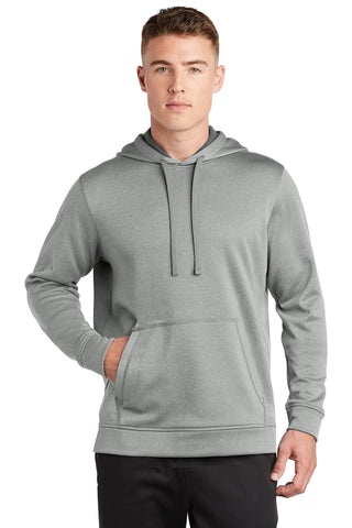 Sport-Tek PosiCharge Sport-Wick Heather Fleece Hooded Pullover - ST264