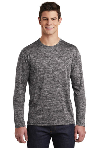 Sport-Tek PosiCharge Long Sleeve Electric Heather Tee - ST390LS