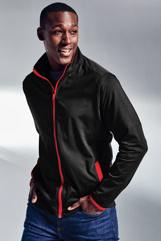 Sport-Tek Sport-Wick Stretch Contrast Full-Zip Jacket - ST853