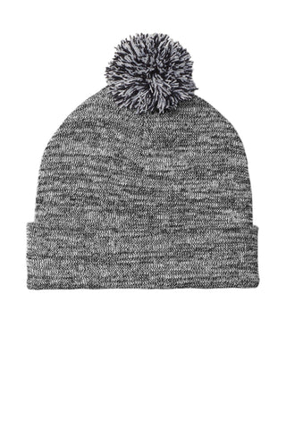 Sport-Tek Heather Pom Pom Beanie - STC41