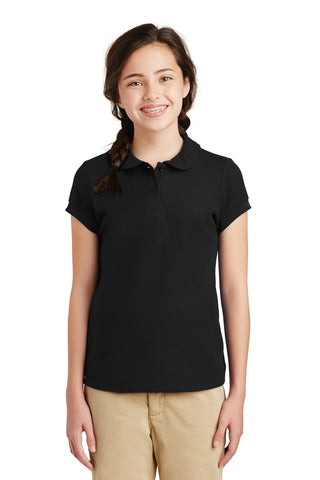 Port Authority Girls Silk Touch Peter Pan Collar Polo - YG503