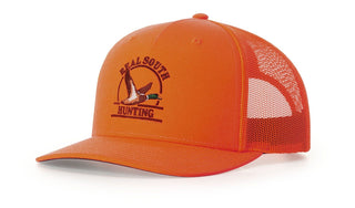 Richardson Blaze Orange Five Panel Trucker - 882FP