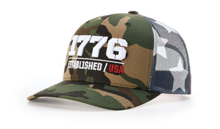 Richardson Printed Mesh Trucker - 112PM