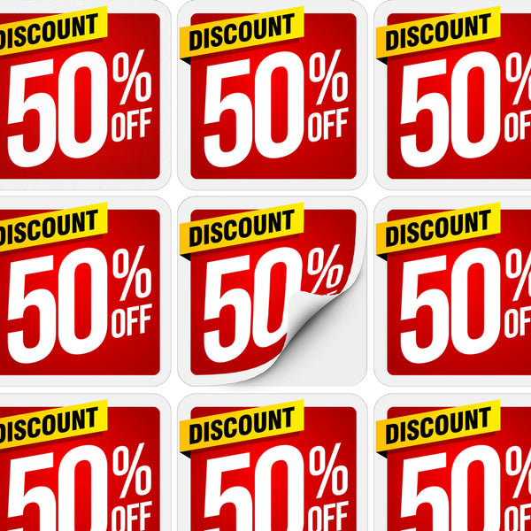 Imprint Labels 50 x 50mm (Clear)