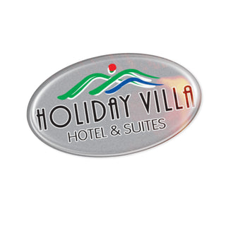 Apex Resin Coated Labels 74 x 43mm Oval (White)