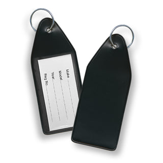 Agogo Vinyl Key Tag (Black)