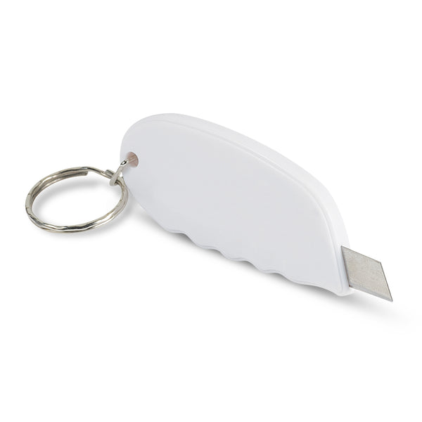 Flint Mini Cutter Key Ring (White)