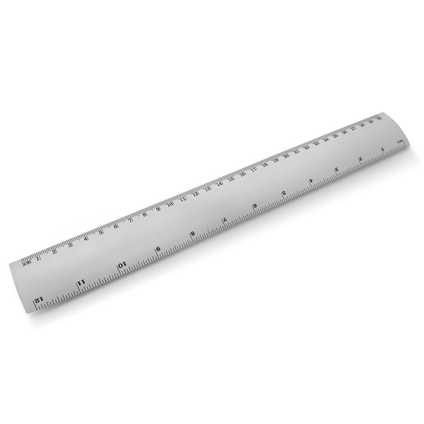 Precision Metal Ruler - 30cm (Silver)