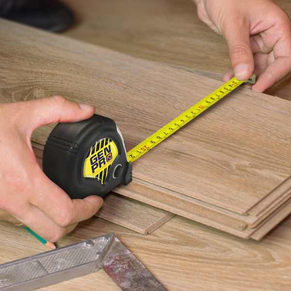 Measure 5 Metre Tape Measure (Silver/Black)
