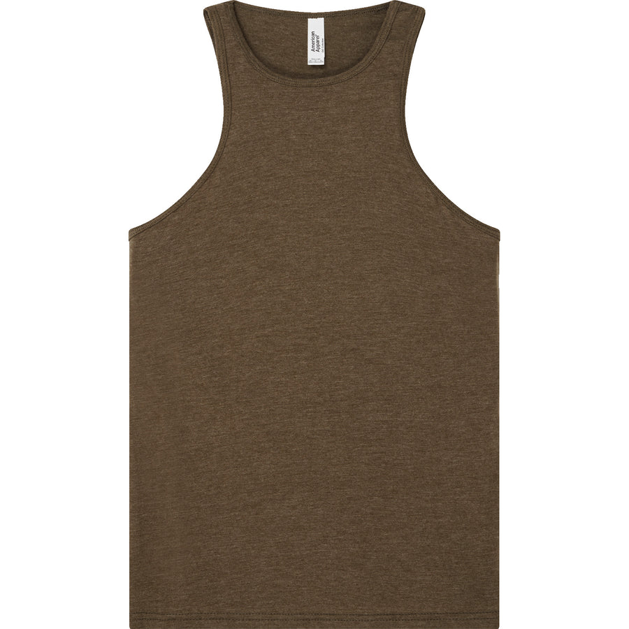 American Apparel 101CVC Tank Top (Heather Army)