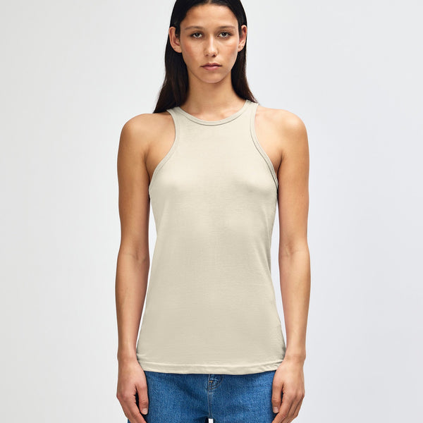 American Apparel 101CVC Tank Top (Heather Bone)