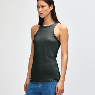 American Apparel 101CVC Tank Top (Heather Charcoal)