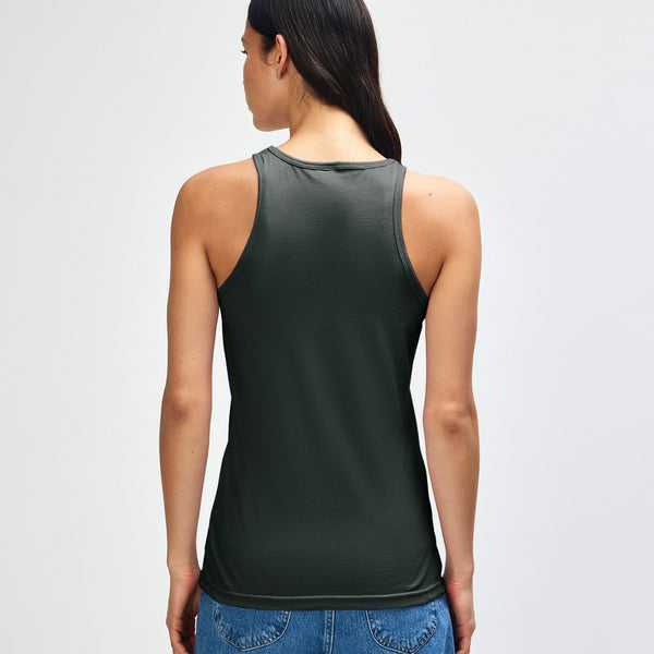 American Apparel 101CVC Tank Top (Heather Charcoal)