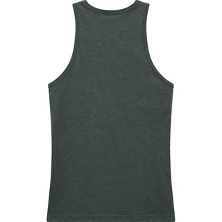 American Apparel 101CVC Heather Charcoal - Back View | color:Heather Charcoal|view:back