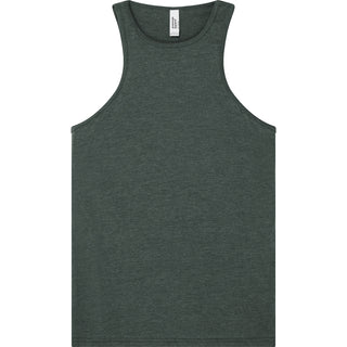 American Apparel 101CVC Heather Charcoal - Front View | color:Heather Charcoal|view:front
