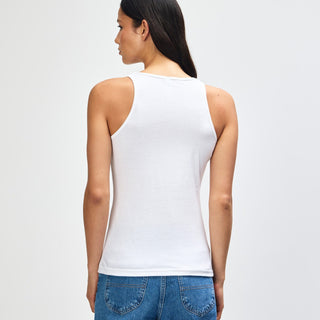 American Apparel 101CVC Tank Top (White)