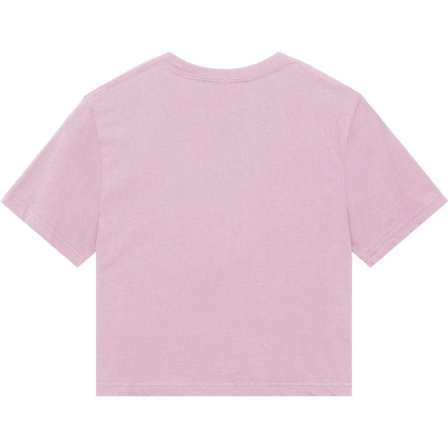 American Apparel 102 Boxy Cropped T-Shirt (Blush)