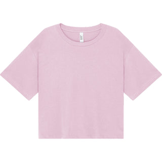 American Apparel 102 Boxy Cropped Blush - Front View | color:Blush|view:front