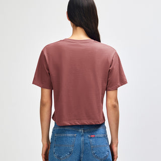 American Apparel 102 Boxy Cropped T-Shirt (Canyon)