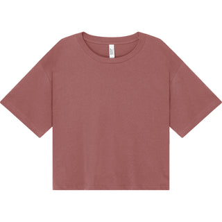 American Apparel 102 Boxy Cropped Canyon - Front View | color:Canyon|view:front