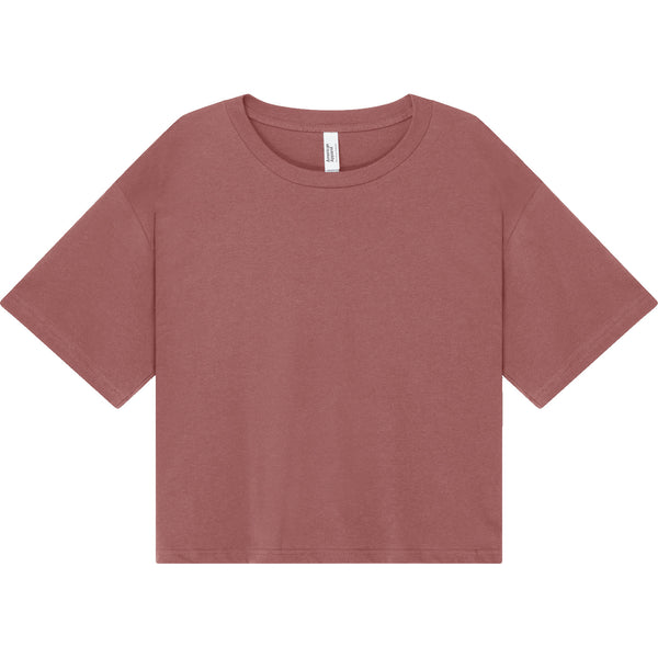 American Apparel 102 Boxy Cropped T-Shirt (Canyon)