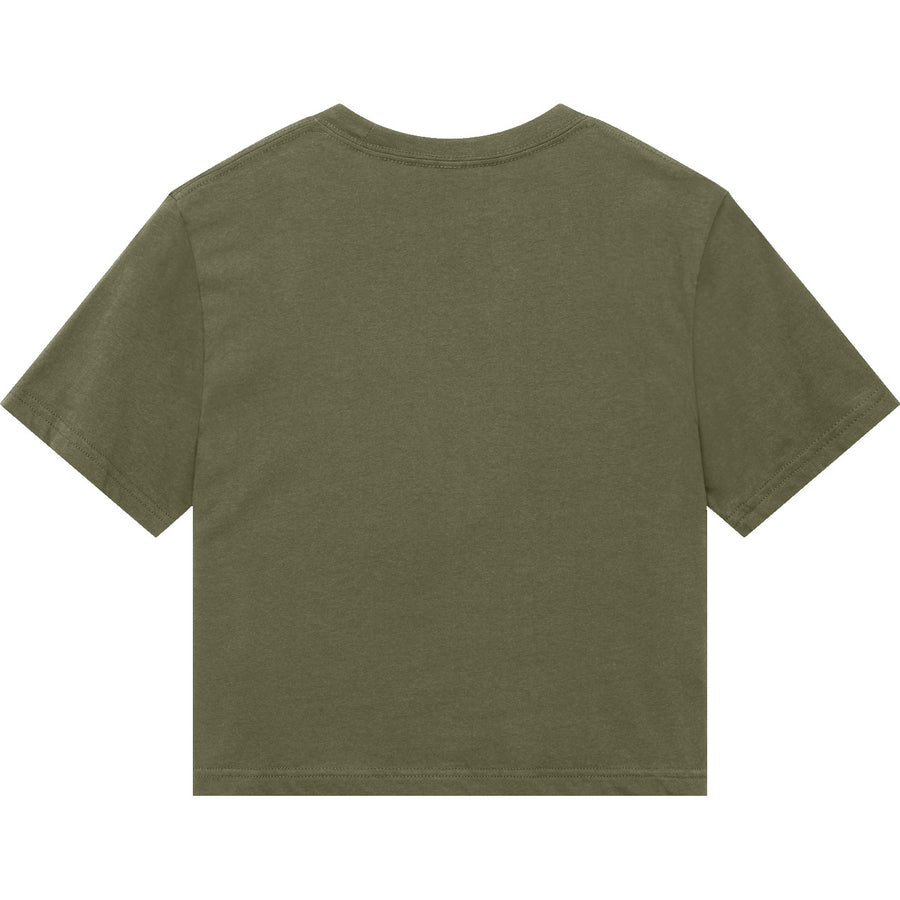 American Apparel 102 Boxy Cropped T-Shirt (Lieutenant)