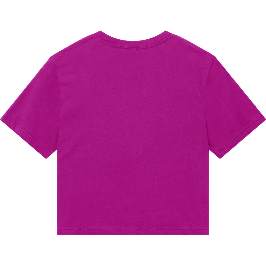 American Apparel 102 Boxy Cropped T-Shirt (Super Pink)