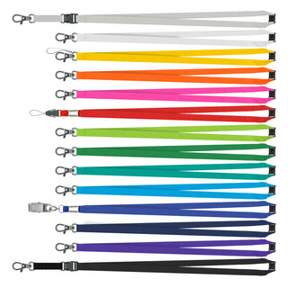 Agogo Custom Printed Lanyard - 12mm (Black  Special PMS colours are available for a minimum of 500pcs)