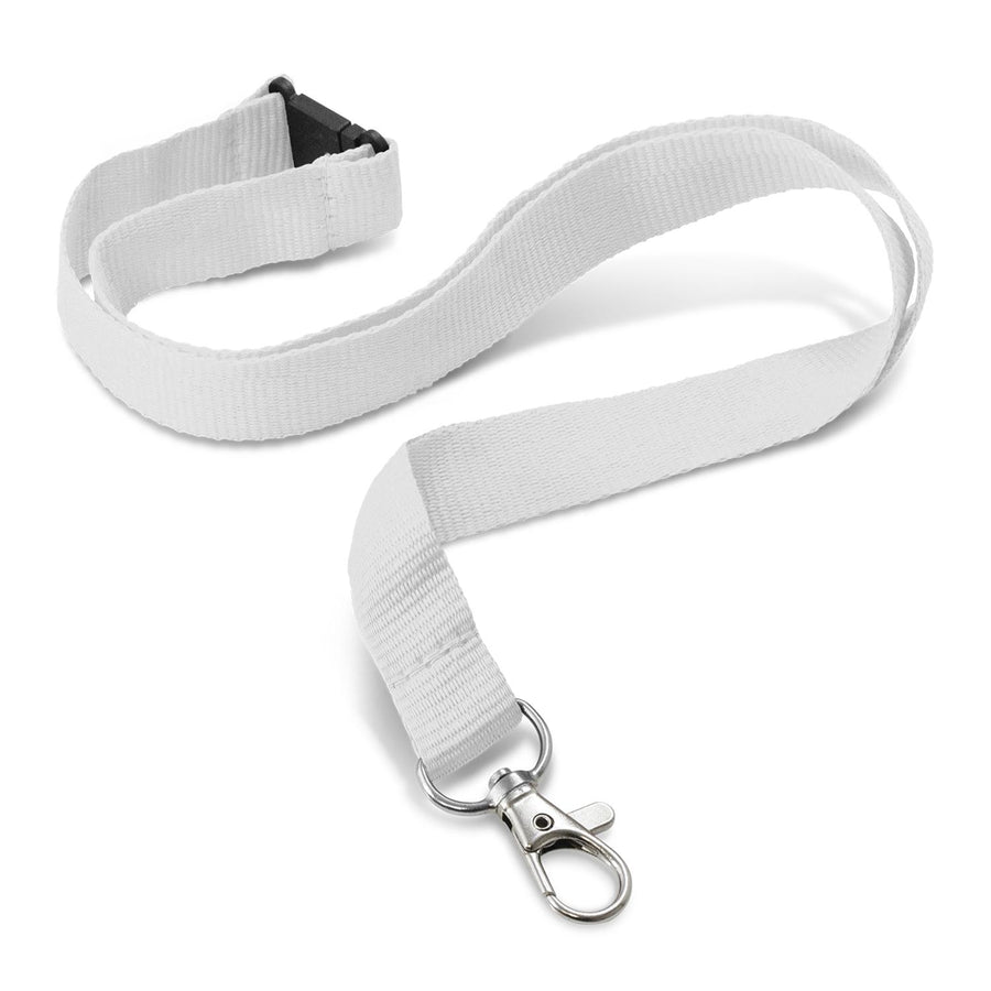 Strand Custom Printed Lanyard - 16mm (White)