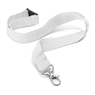 Agogo Custom Printed Lanyard - 20mm (White)