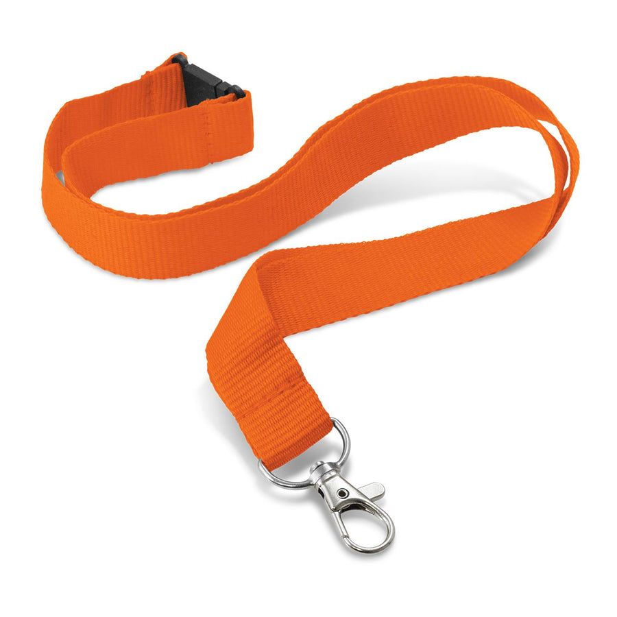Strand Custom Printed Lanyard - 20mm (Orange)