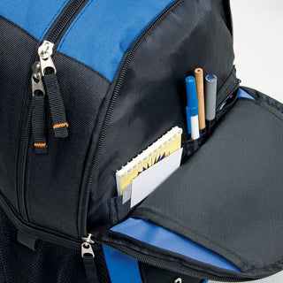 Printwear Motion Backpack (Black/Royal)