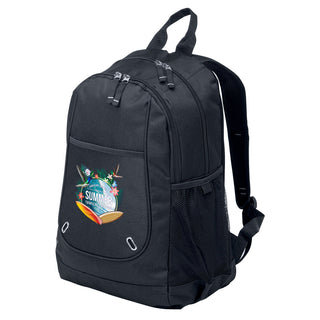 Printwear Motion Backpack (Black/Royal)