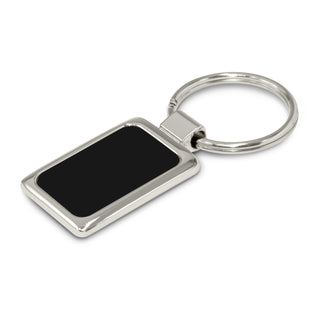 Agogo Laser Etch Metal Key Ring (Black)